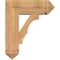Ekena Millwork Balboa Arts and Crafts Smooth Bracket w/ Offset Brace, Western Red Cedar, 7 1/2"W x 20"D x 24"H BKT0806X20X24BOA03SWR - alternate 4
